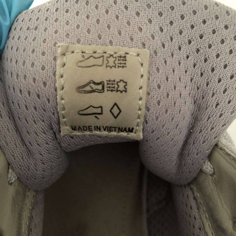 Prada Sneakers  Non-slip White Silver Calf Leather Distressed Used Pradas. - Picture 7 of 8